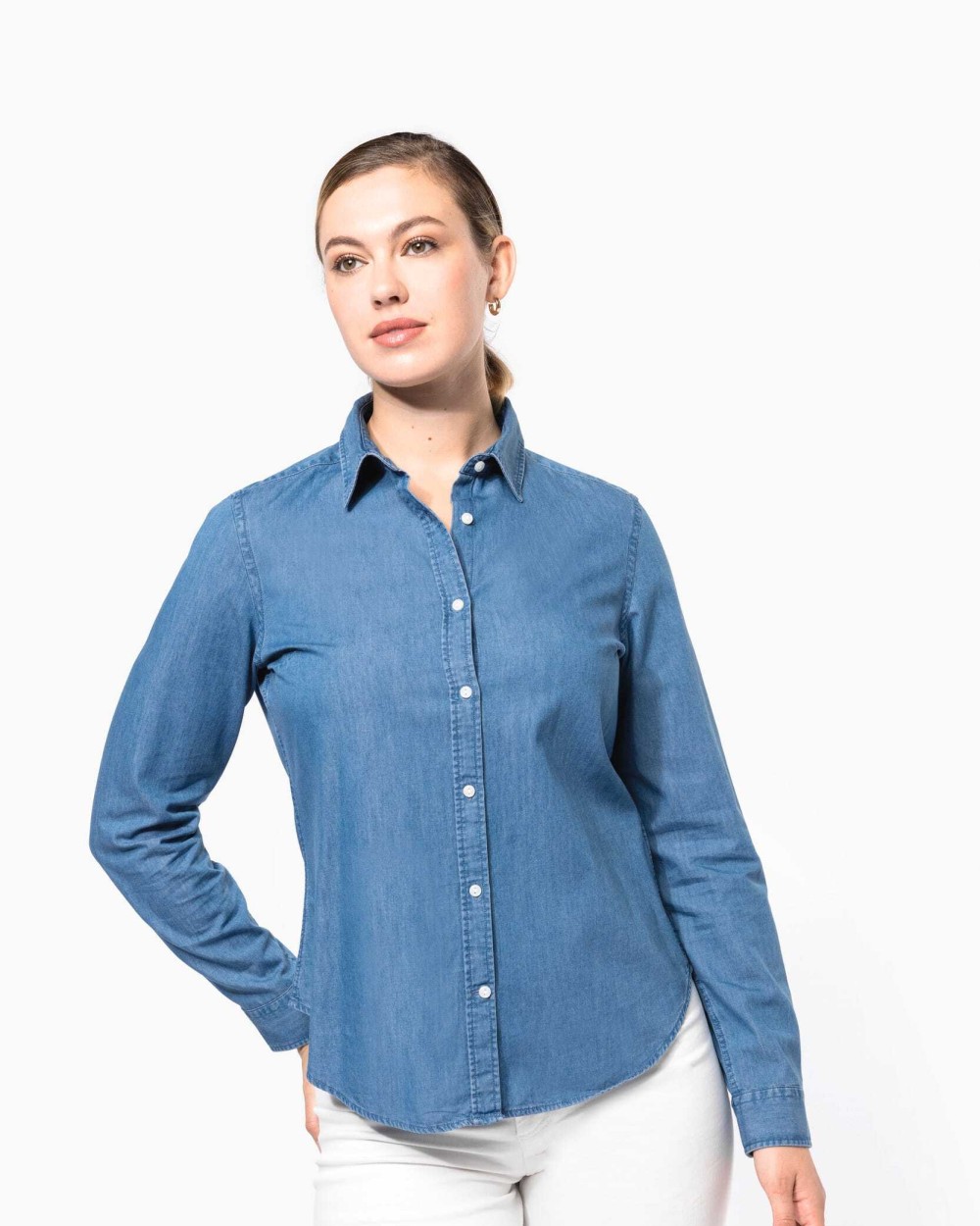 Chemises personnalisable KARIBAN Chemise denim femme