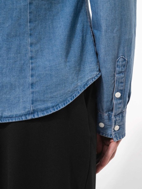 Chemises à personnaliser KARIBAN Chemise denim femme 