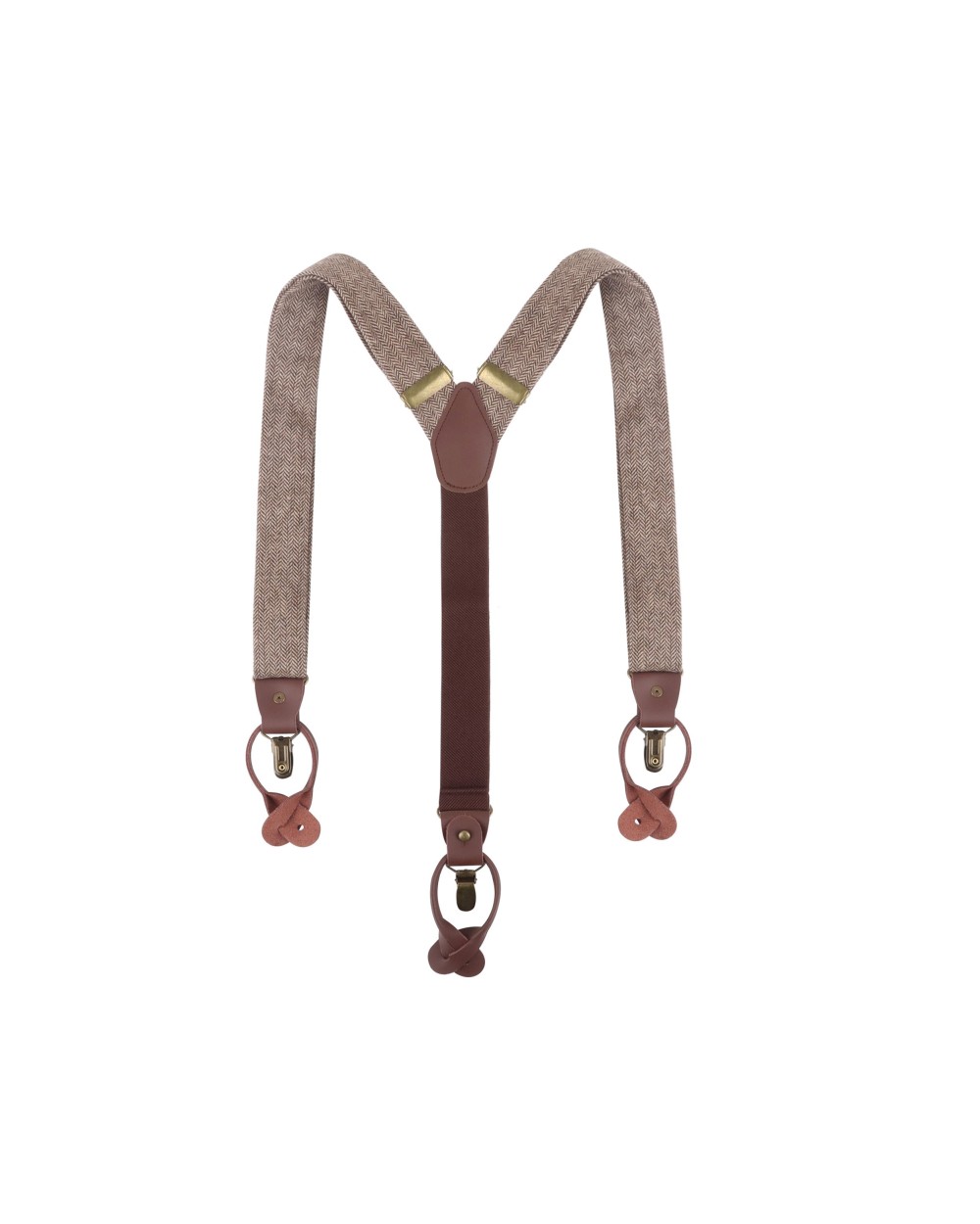 KARLOWSKY SUSPENDERS URBAN-HERRINGBONE Hosen personalisierbar