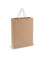 Tote bags 4DO Papieren geschenktas 120g/m² 24x12x33cm voor bedrukking &amp; borduring