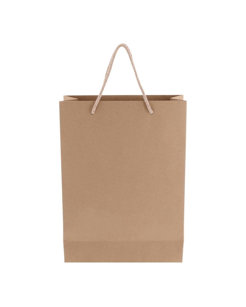 Tote bags 4DO Papieren geschenktas 120g/m² 24x12x33cm voor bedrukking &amp; borduring