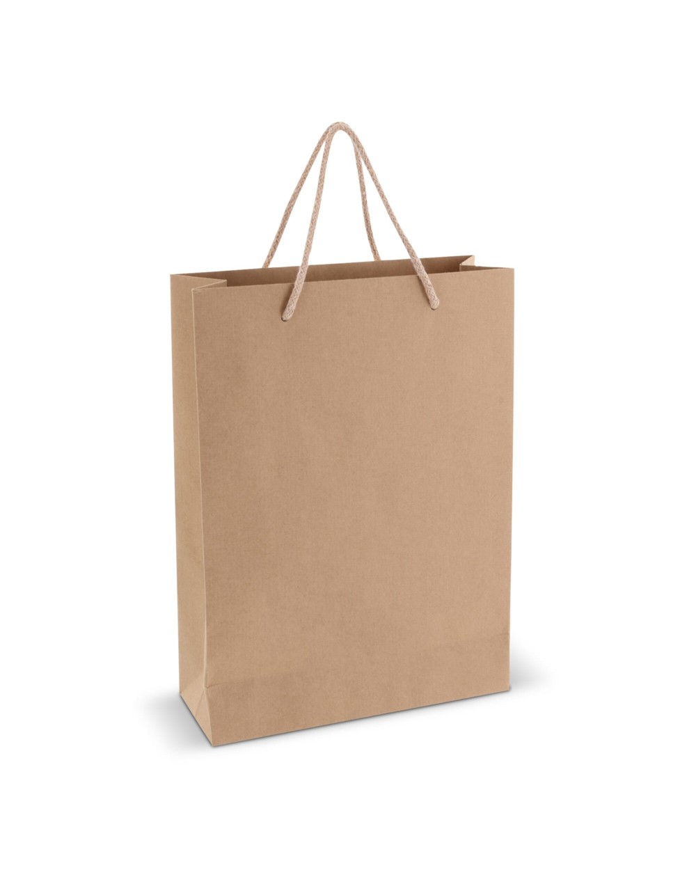 Tote bags 4DO Papieren geschenktas 120g/m² 24x12x33cm voor bedrukking &amp; borduring