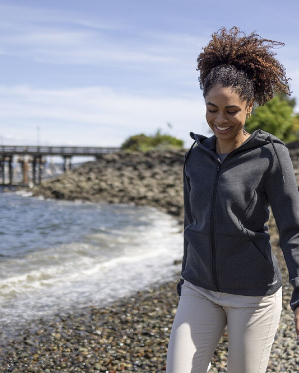 CUTTER & BUCK Pemberton Hood FZ Ladies Sweatshirts personalisierbar