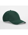 Casquettes personnalisable BEECHFIELD EARTHAWARE® CLASSIC ORGANIC COTTON 5 PANEL CAP - SANDWICH PEAK