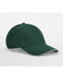BEECHFIELD EARTHAWARE® CLASSIC ORGANIC COTTON 5 PANEL CAP - SANDWICH PEAK Kappen personalisierbar
