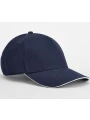 BEECHFIELD EARTHAWARE® CLASSIC ORGANIC COTTON 5 PANEL CAP - SANDWICH PEAK /api/colors/9da8c523-94e5-445e-94b4-090b14a5d848 personnalisable