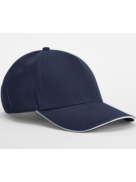 BEECHFIELD EARTHAWARE® CLASSIC ORGANIC COTTON 5 PANEL CAP - SANDWICH PEAK /api/colors/9da8c523-94e5-445e-94b4-090b14a5d848 personnalisable