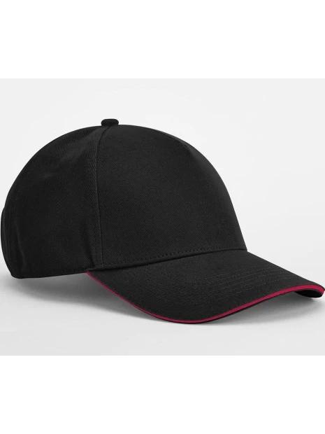 BEECHFIELD EARTHAWARE® CLASSIC ORGANIC COTTON 5 PANEL CAP - SANDWICH PEAK /api/colors/995be01b-65fa-4cb0-b0c1-02a73d585948 personnalisable