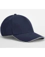 Casquettes personnalisable BEECHFIELD EARTHAWARE® CLASSIC ORGANIC COTTON 5 PANEL CAP - SANDWICH PEAK
