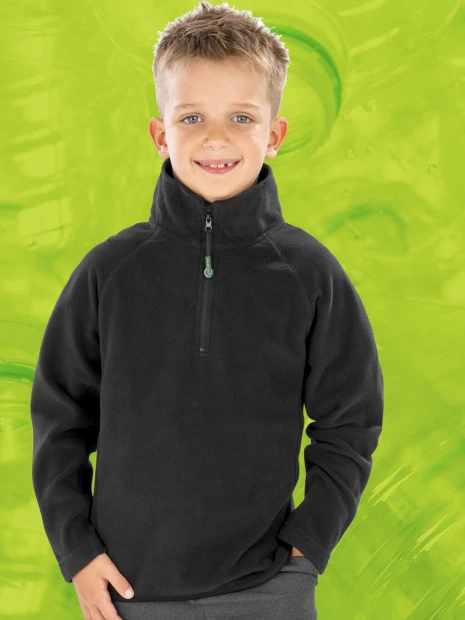 Laines polaires à personnaliser RESULT JUNIOR RECYCLED MICROFLEECE TOP 