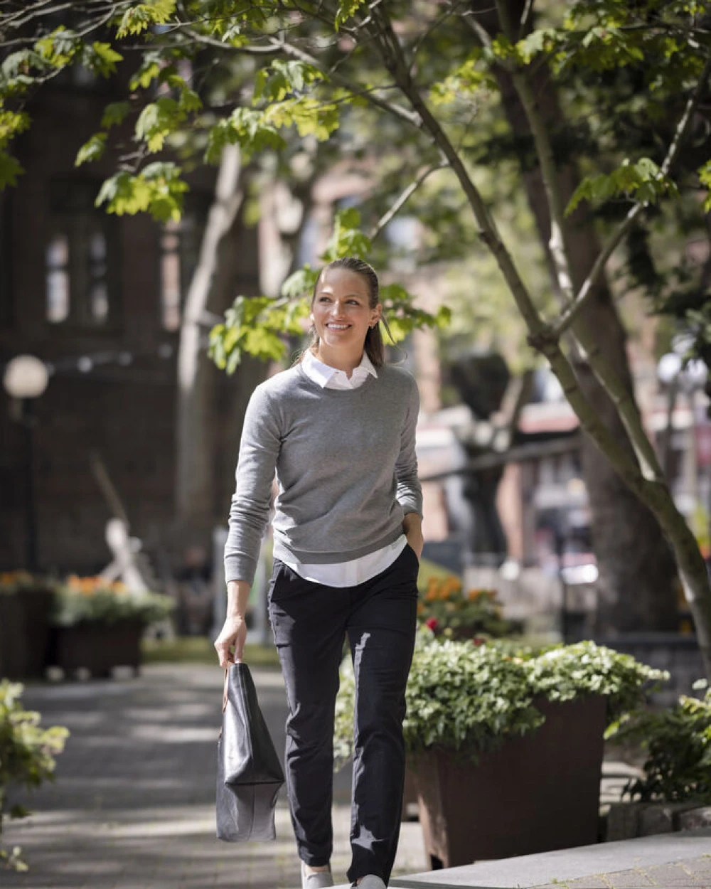CUTTER & BUCK Oakville Crewneck Ladies Pullovers personalisierbar