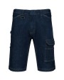 WK. DESIGNED TO WORK Denim-Bermuda-Shorts mit mehreren Taschen, für Herren Bermudas & Shorts personalisierbar