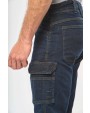 WK. DESIGNED TO WORK Bermuda aus Denim mit mehreren Taschen, für Herren Bermudas & Shorts personalisierbar