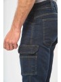 WK. DESIGNED TO WORK Bermuda denim multipoches homme  personnalisable