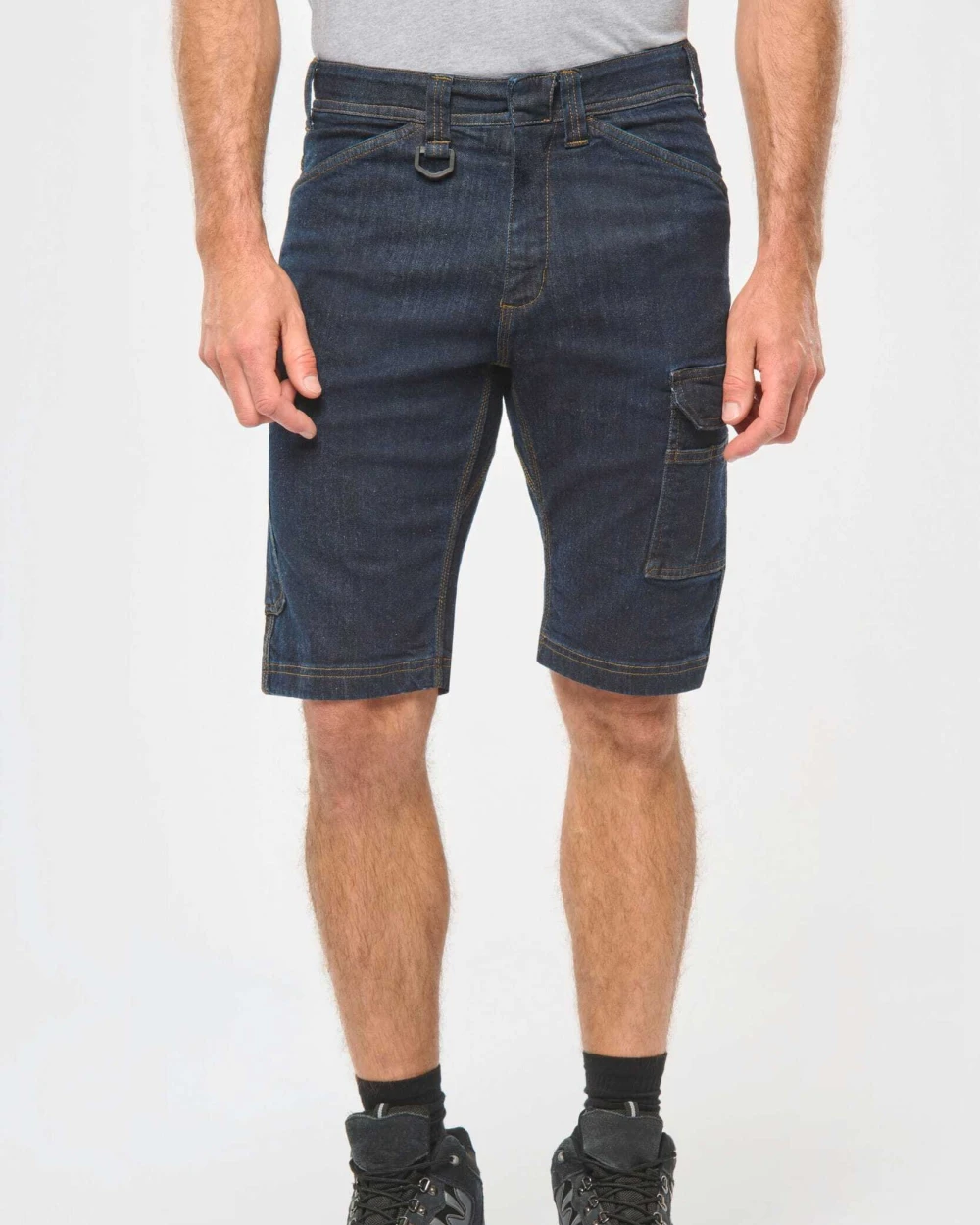 Bermuda's & Shorts WK. DESIGNED TO WORK Denim herenbermuda met meerdere zakken voor bedrukking &amp; borduring