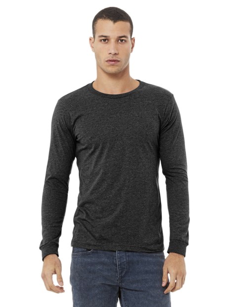 BELLA-CANVAS Unisex Heather CVC Long Sleeve Tee  personnalisable