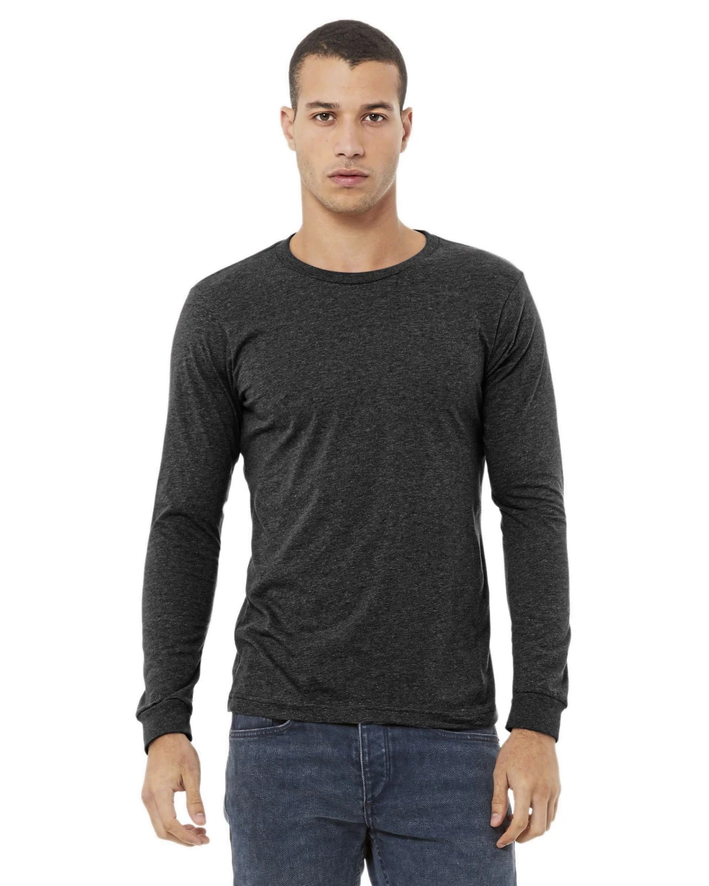 T-Shirts personnalisable BELLA-CANVAS Unisex Heather CVC Long Sleeve Tee