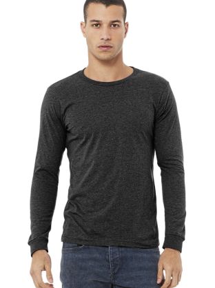 Unisex Heather CVC Long Sleeve Tee