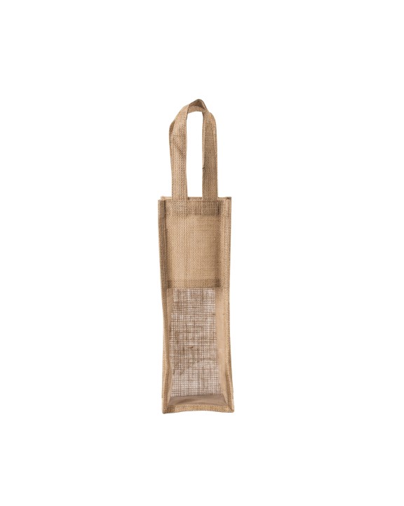 KIMOOD Jute-Flaschenbeutel Taschen personalisierbar