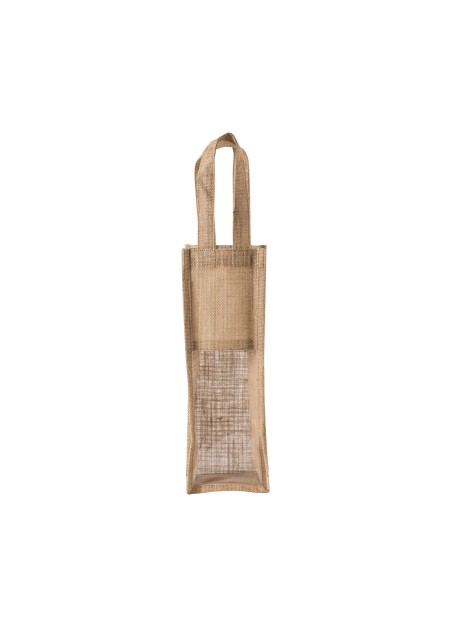 KIMOOD Sac porte-bouteille en jute /api/colors/e4673c21-e8cb-492b-aa0c-b227b8618401 personnalisable