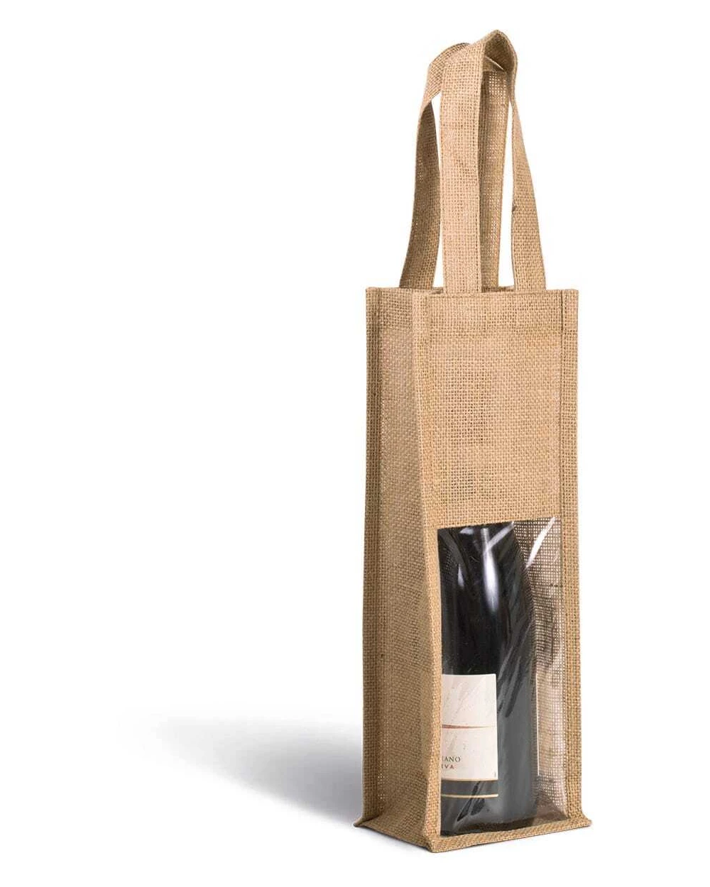 KIMOOD Jute-Flaschenbeutel Taschen personalisierbar