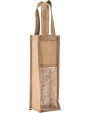 Tassen & Zakken KIMOOD Flessentas van jute voor bedrukking &amp; borduring