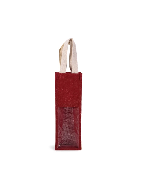KIMOOD Sac porte-bouteille en jute /api/colors/0870cea9-0a6c-4465-83de-8b396aeb0fc8 personnalisable