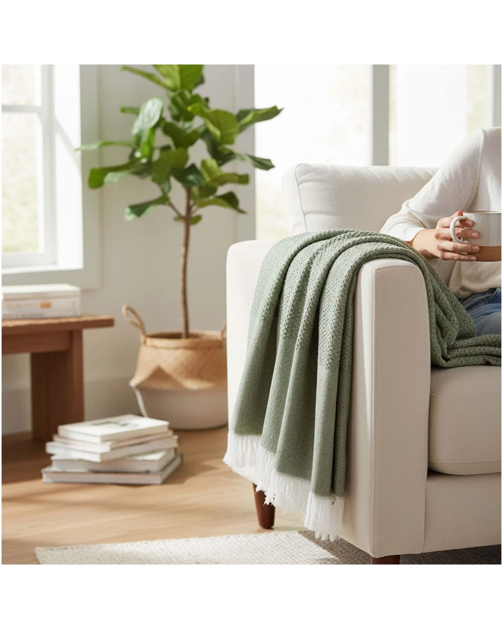 CITIZEN GREEN Citizen Green Seafou 100 x 170 cm Fouta Bad Artikeln personalisierbar