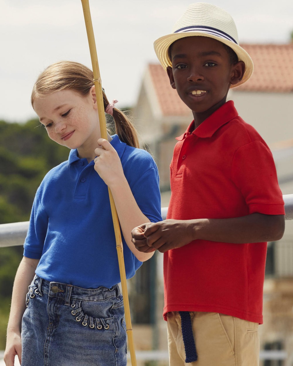 FOL Kinder-Polohemd 65/35 Poloshirts personalisierbar