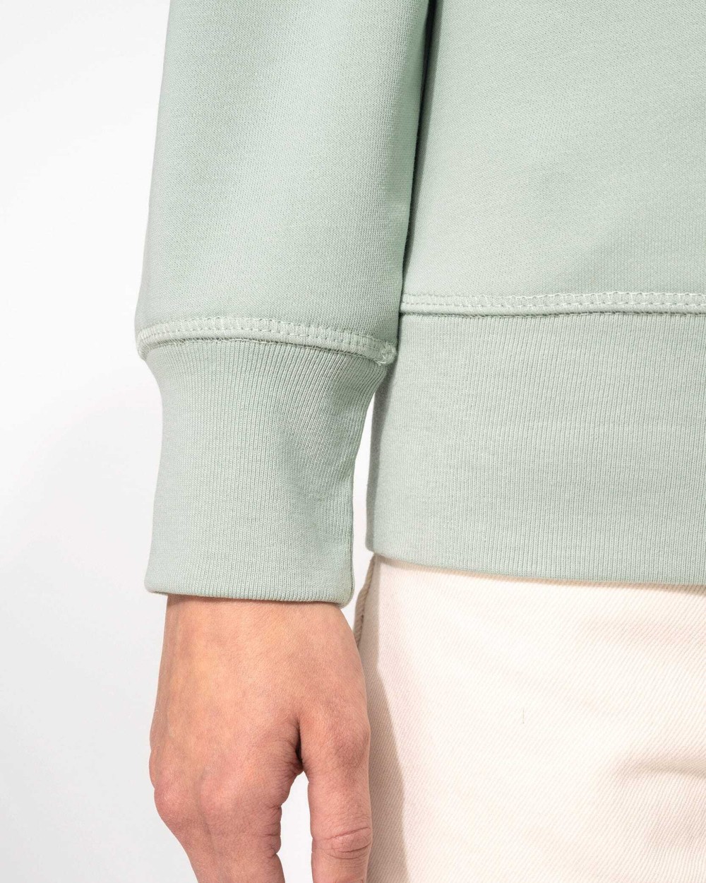 KARIBAN Damen Sweatshirt BIO-BAUMWOLLE Rundhalsausschnitt Raglanärmel Sweatshirts personalisierbar