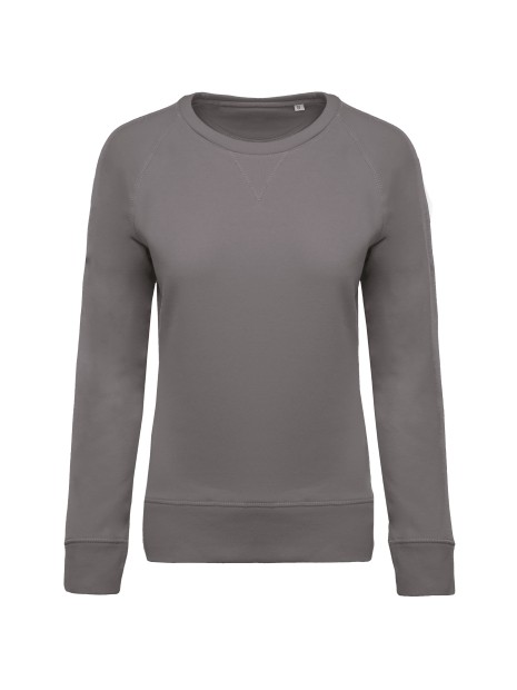 KARIBAN Sweat-shirt Bio col rond manches raglan femme /api/colors/070298e7-316e-479f-936b-52a8c9806ba1 personnalisable
