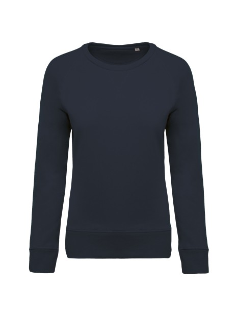 KARIBAN Sweat-shirt Bio col rond manches raglan femme /api/colors/b68891a9-1d28-4f7a-8deb-775c45027afd personnalisable