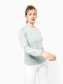 Sweat-shirts à personnaliser KARIBAN Sweat-shirt Bio col rond manches raglan femme 