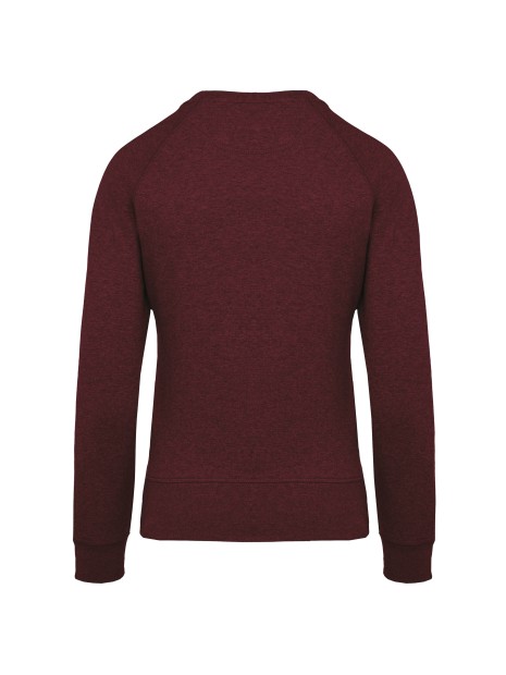 KARIBAN Sweat-shirt Bio col rond manches raglan femme /api/colors/845fb8cc-c45a-47ff-add2-10f7e56de285 personnalisable