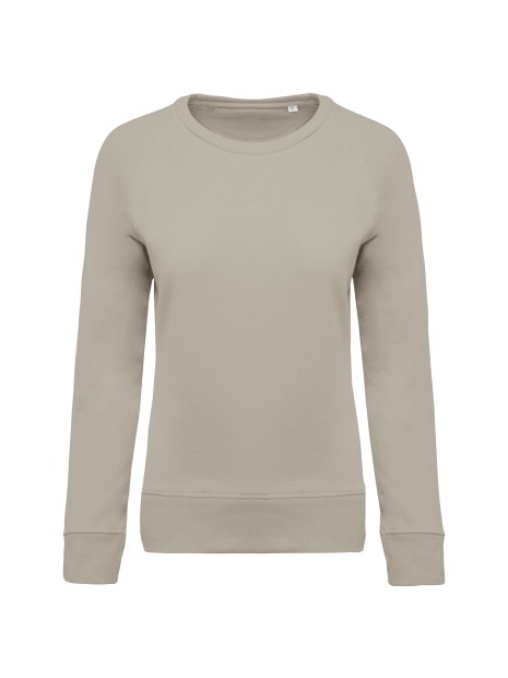 KARIBAN Sweat-shirt Bio col rond manches raglan femme /api/colors/302fd302-e078-4b9e-9110-9050d6331057 personnalisable