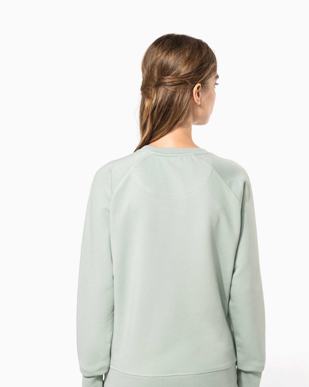 Sweaters & hoodies KARIBAN Damessweater BIO ronde hals raglanmouwen voor bedrukking &amp; borduring