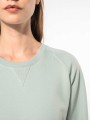 Sweat-shirts à personnaliser KARIBAN Sweat-shirt Bio col rond manches raglan femme 