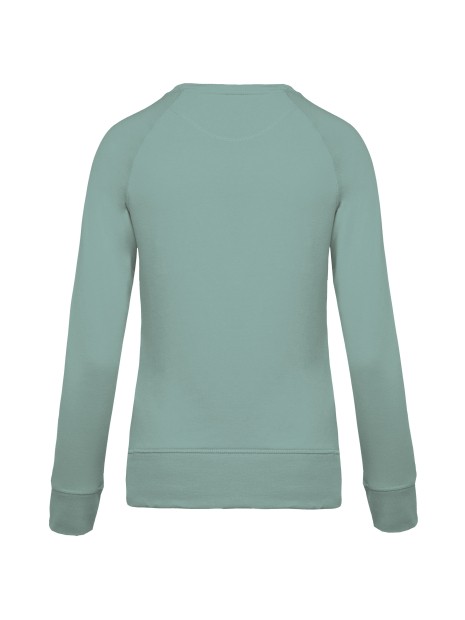 KARIBAN Sweat-shirt Bio col rond manches raglan femme /api/colors/9461b1f5-f20c-4909-acf0-8bf53fdec48b personnalisable