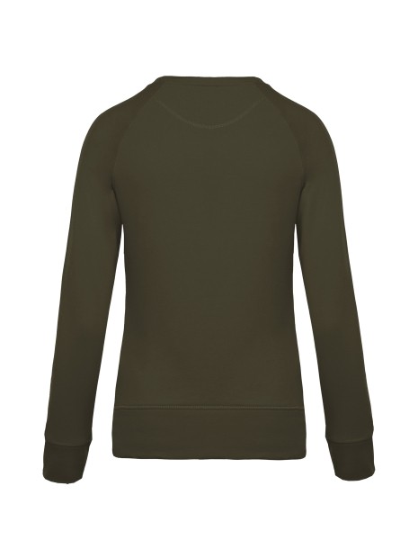KARIBAN Sweat-shirt Bio col rond manches raglan femme /api/colors/a9253c7c-62e7-48e4-a789-39039680a750 personnalisable