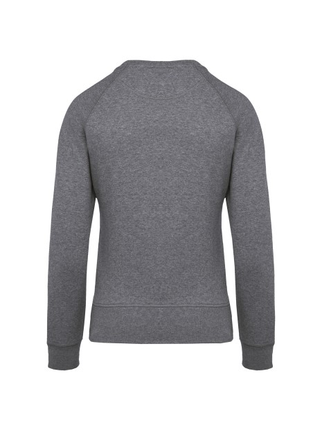 KARIBAN Sweat-shirt Bio col rond manches raglan femme /api/colors/5fcefcdd-901a-471b-86f6-fd6b6c59cd10 personnalisable