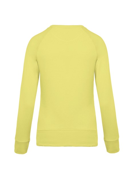 KARIBAN Sweat-shirt Bio col rond manches raglan femme /api/colors/f7b8ef01-aeba-4d07-a69f-26ebc5166f52 personnalisable