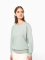 Sweat-shirts à personnaliser KARIBAN Sweat-shirt Bio col rond manches raglan femme 