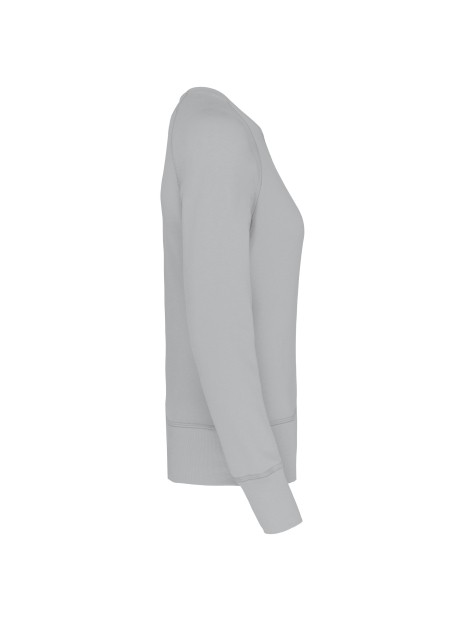KARIBAN Sweat-shirt Bio col rond manches raglan femme /api/colors/b8c3da1f-f409-43cb-b759-5e63471e125b personnalisable
