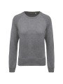KARIBAN Sweat-shirt Bio col rond manches raglan femme /api/colors/5fcefcdd-901a-471b-86f6-fd6b6c59cd10 personnalisable