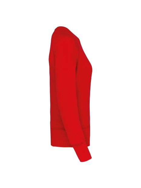 KARIBAN Sweat-shirt Bio col rond manches raglan femme /api/colors/c953313a-9c9d-493b-934e-ddcf8fada2ae personnalisable