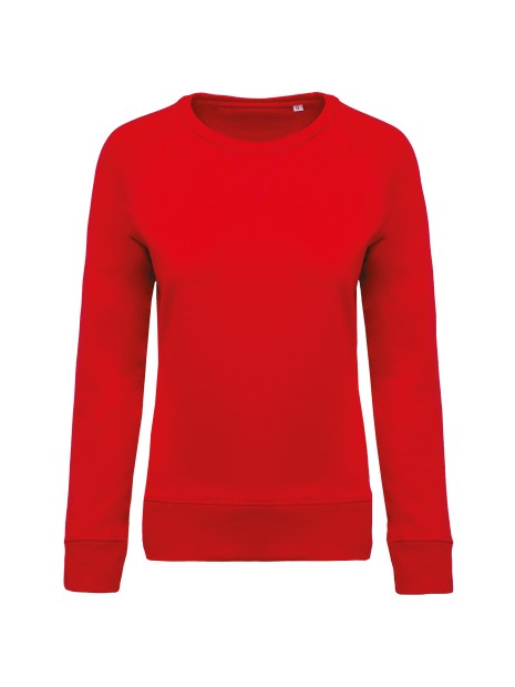 KARIBAN Sweat-shirt Bio col rond manches raglan femme /api/colors/c953313a-9c9d-493b-934e-ddcf8fada2ae personnalisable
