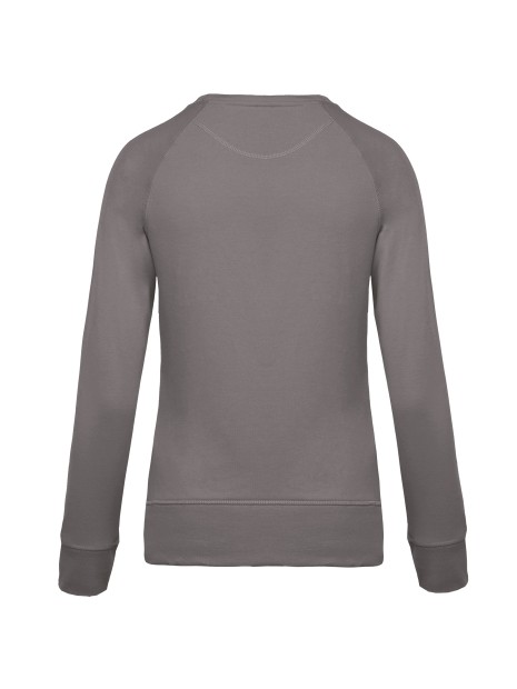 KARIBAN Sweat-shirt Bio col rond manches raglan femme /api/colors/070298e7-316e-479f-936b-52a8c9806ba1 personnalisable