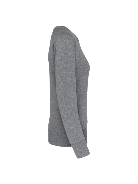KARIBAN Sweat-shirt Bio col rond manches raglan femme /api/colors/5fcefcdd-901a-471b-86f6-fd6b6c59cd10 personnalisable