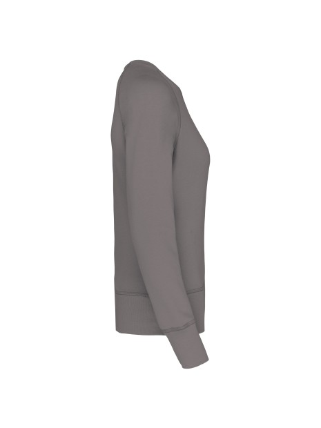 KARIBAN Sweat-shirt Bio col rond manches raglan femme /api/colors/070298e7-316e-479f-936b-52a8c9806ba1 personnalisable