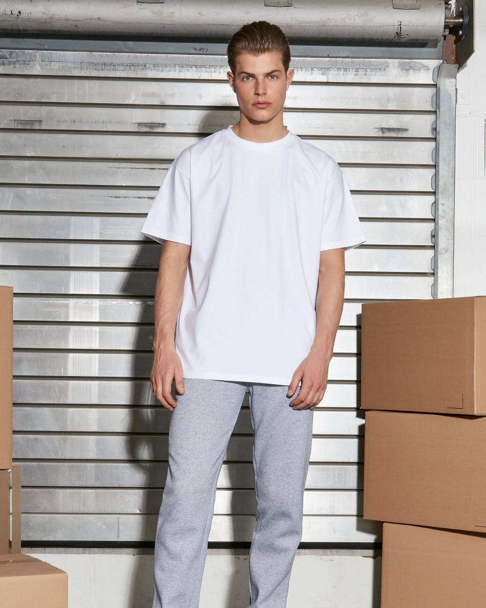 Broeken BUILD YOUR BRAND HEAVY SWEATPANTS voor bedrukking &amp; borduring